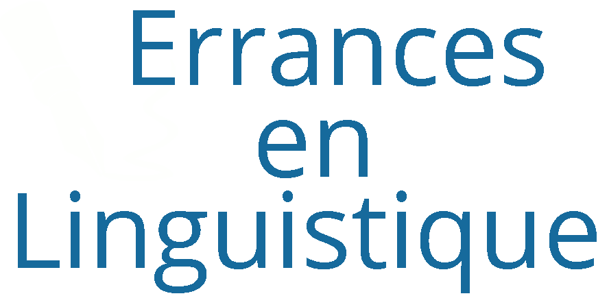 Logo Errances en Linguistique